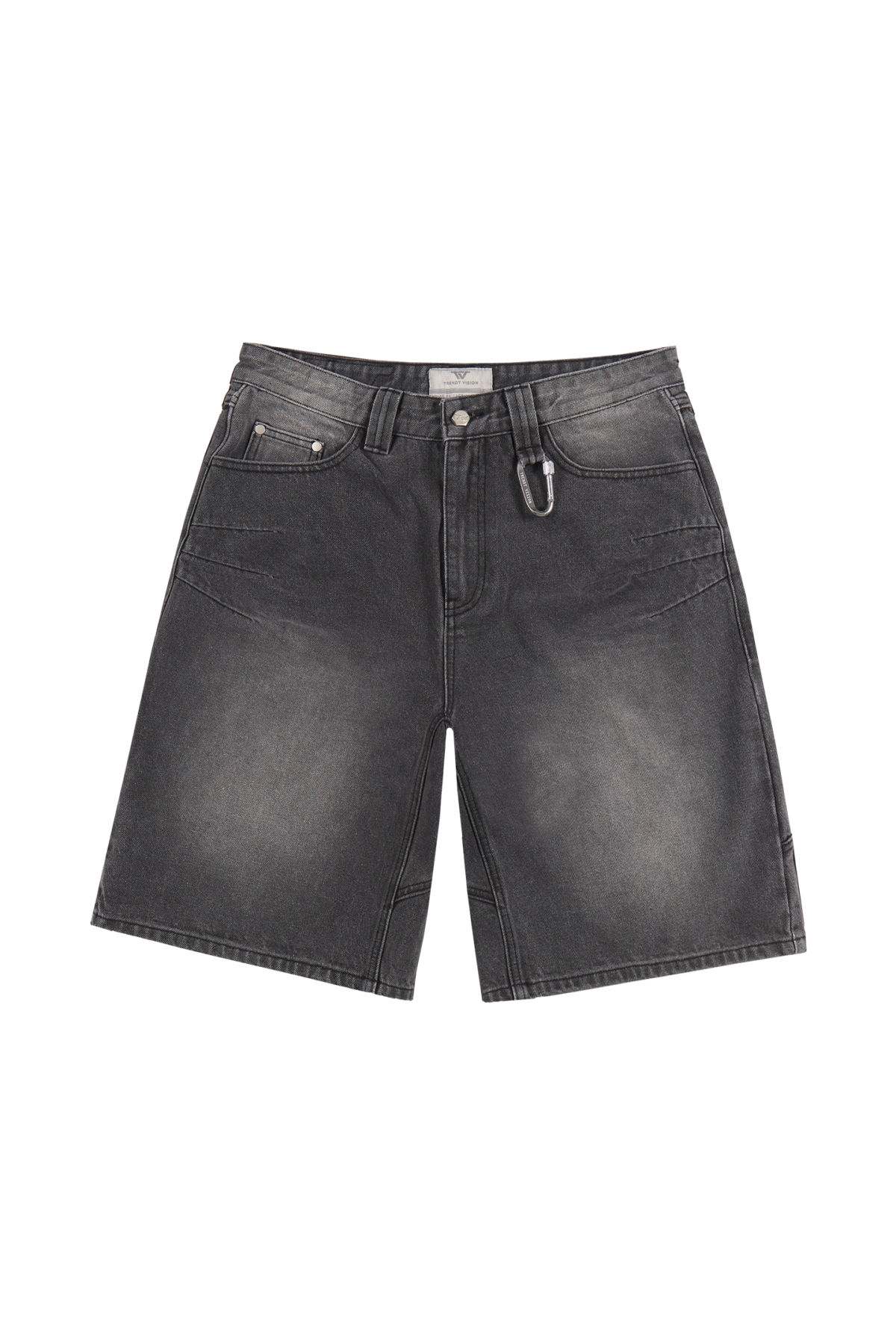 Ash Black Basic Jorts