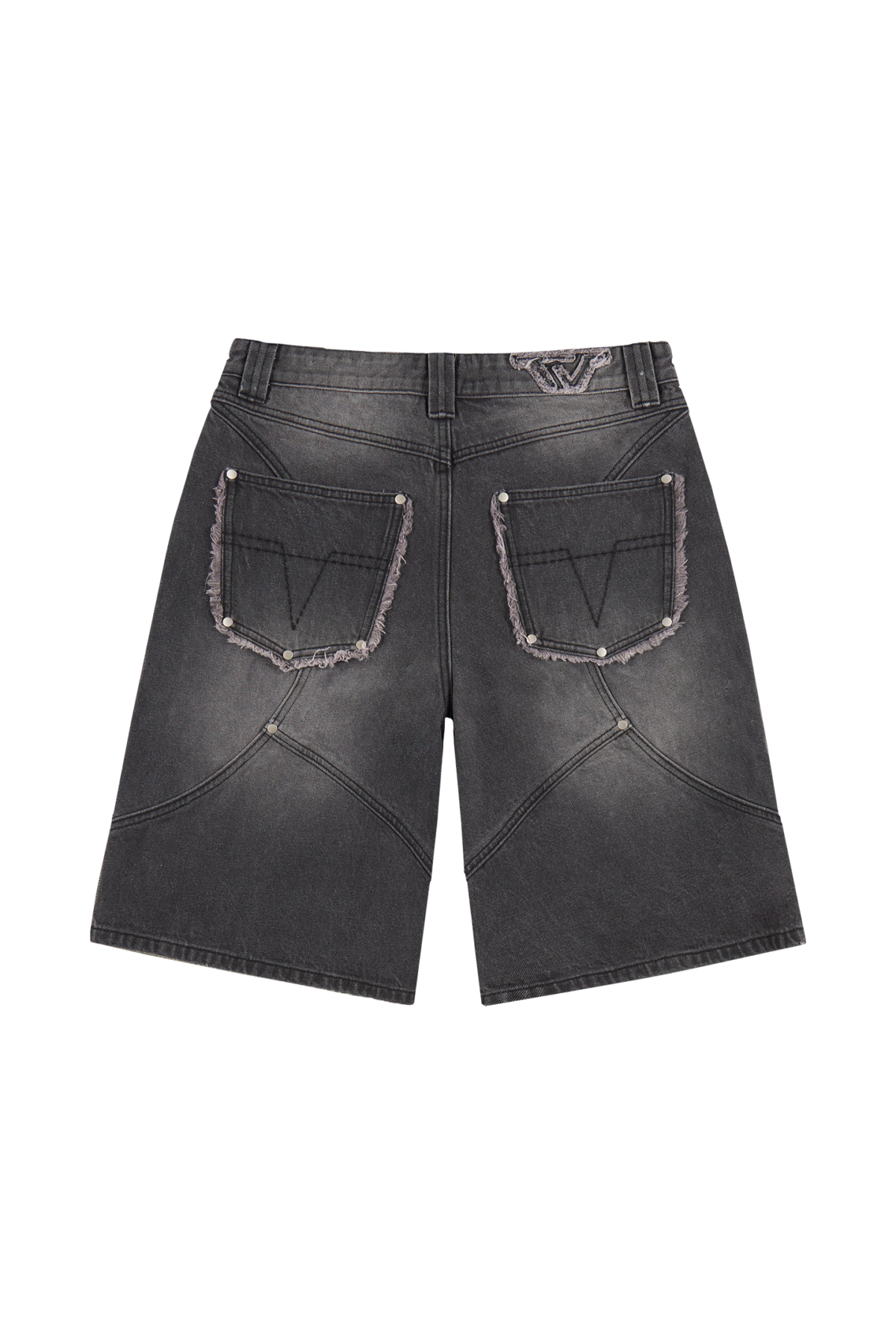 Ash Black Basic Jorts