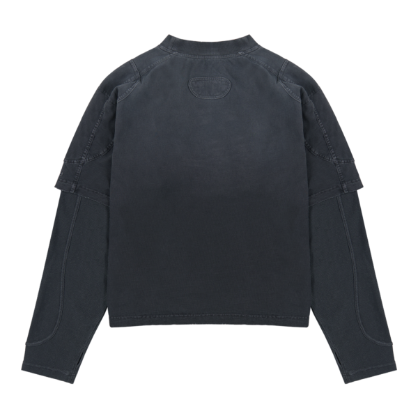 Black Double Layered Long Sleeve