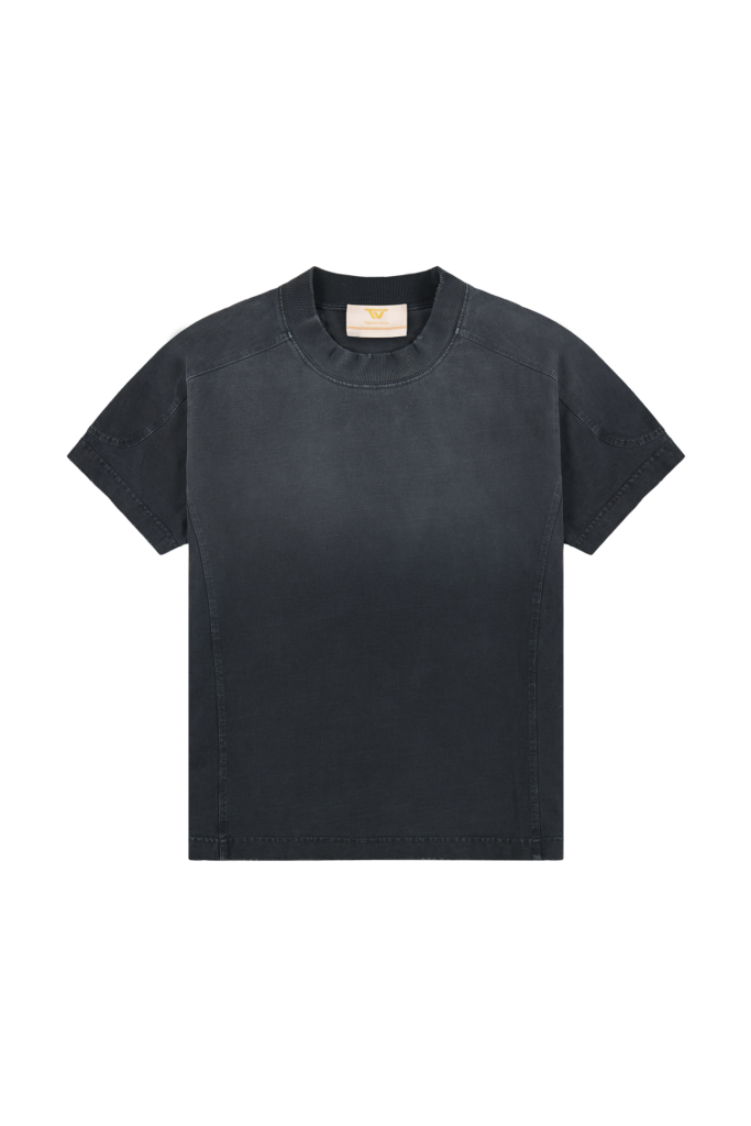 Black Washed Slim Tee