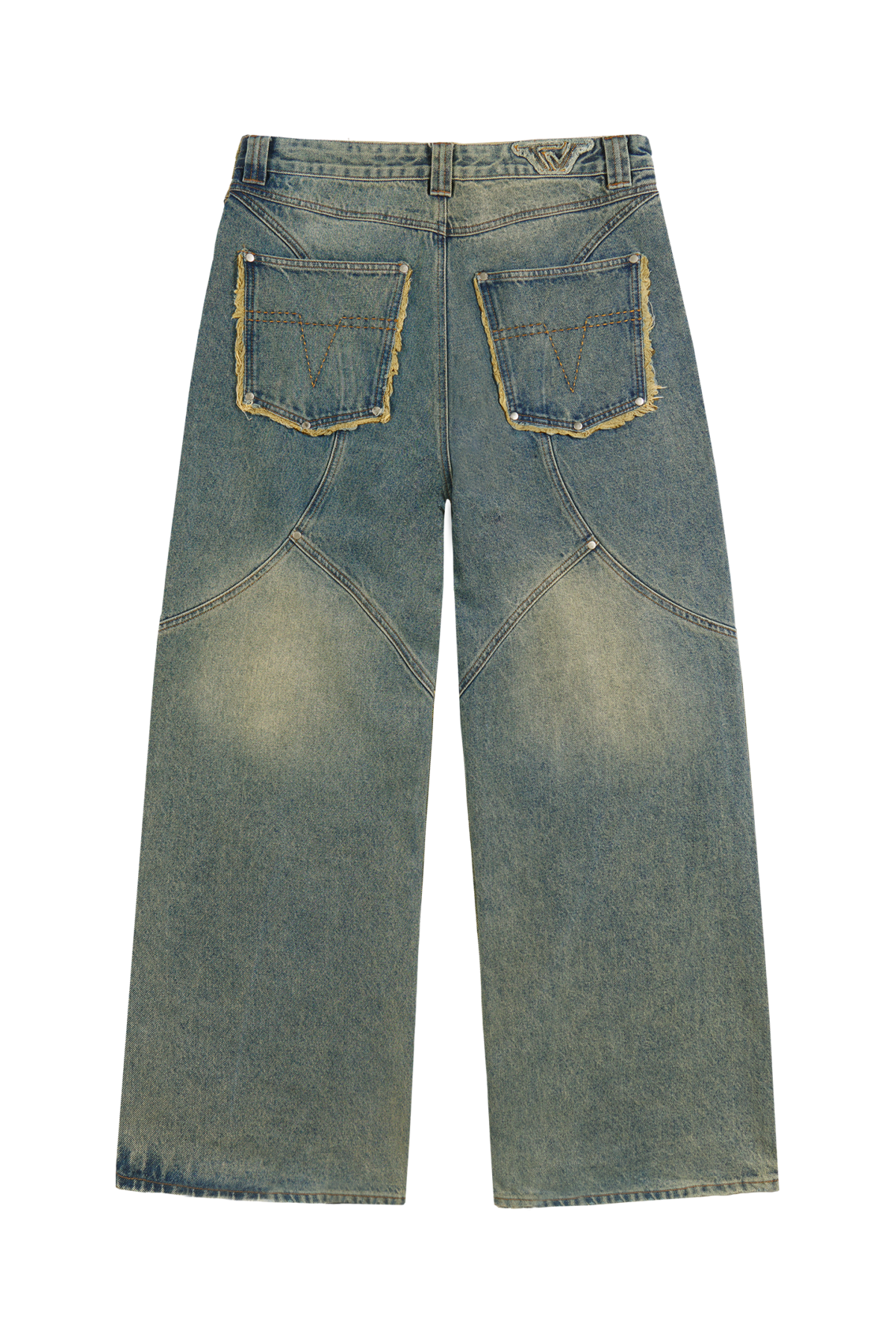 Yellow/Blue Basic Denim