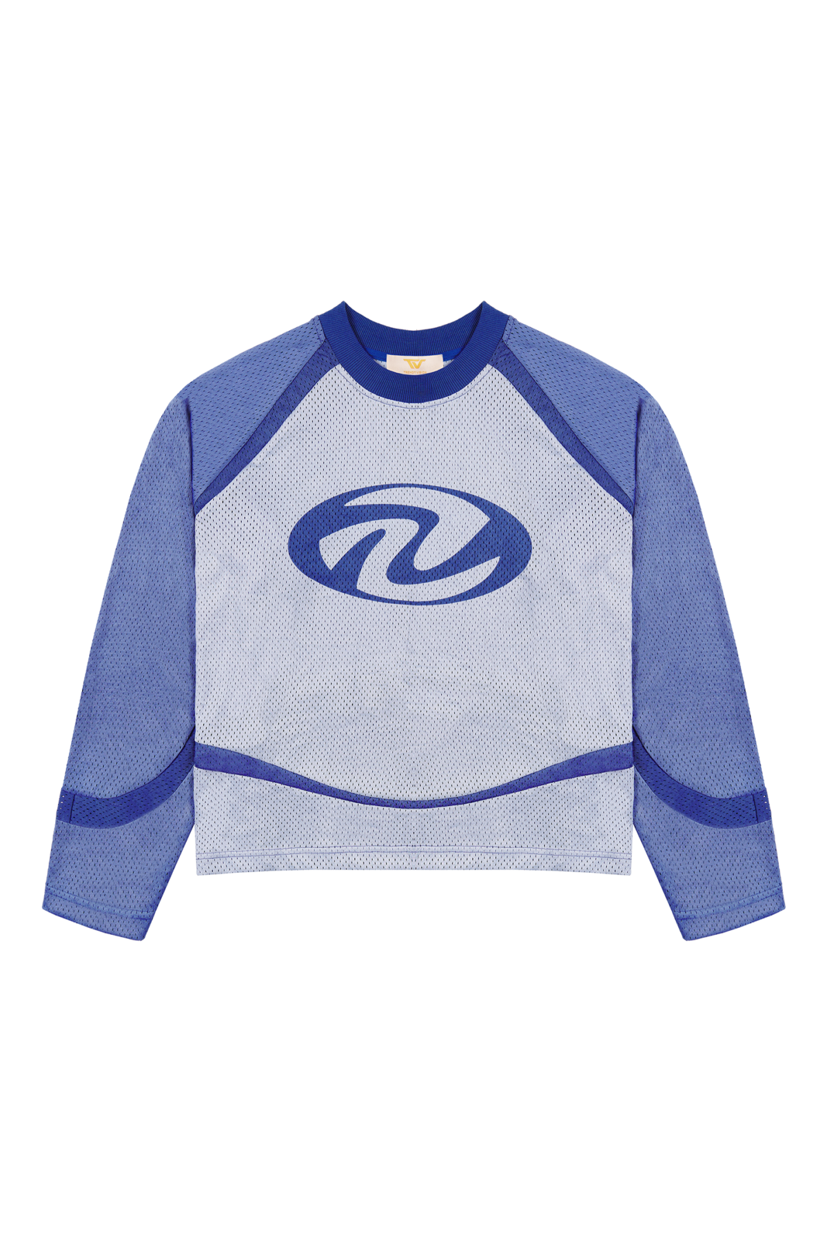 Blue Mesh Long Sleeve