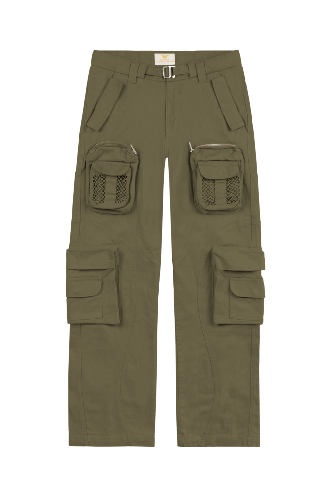 Green Net Cargo Pants 2.0