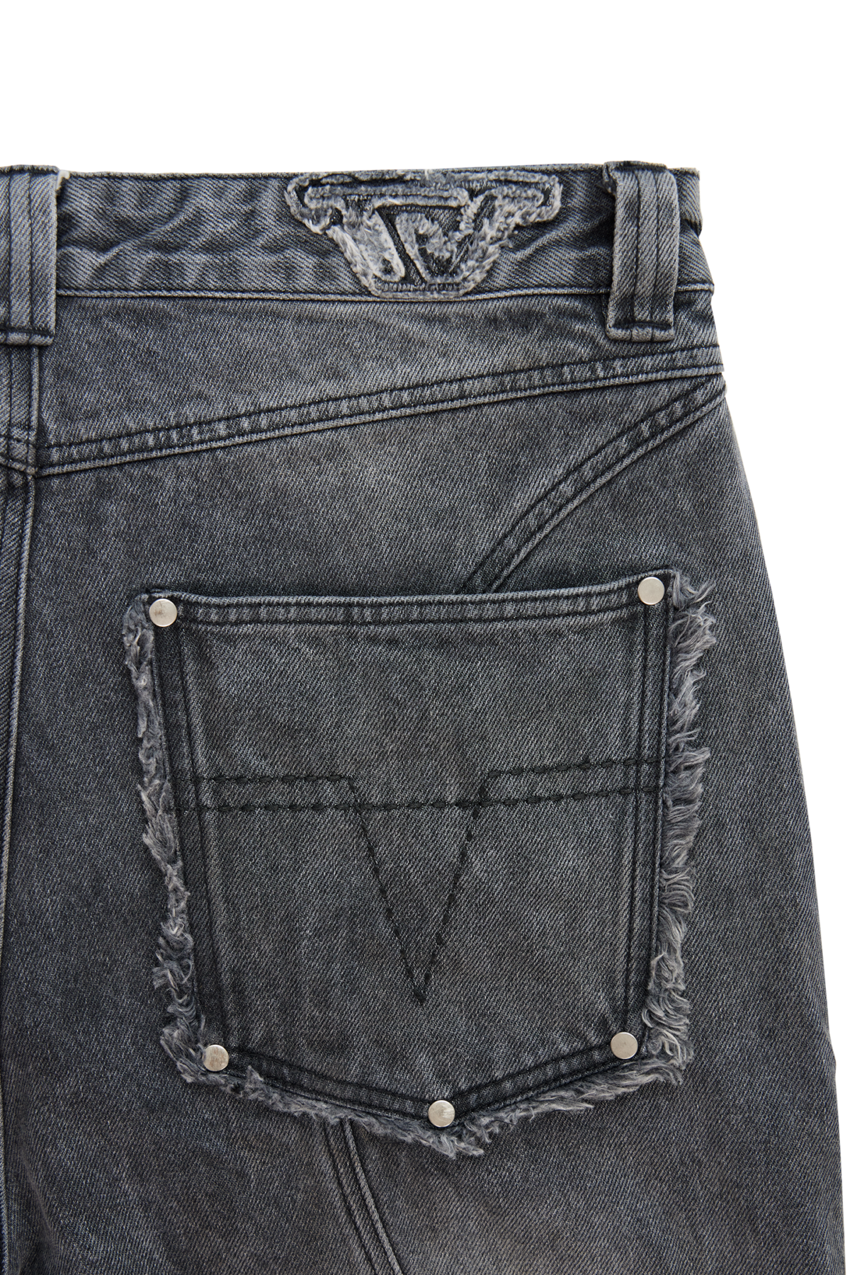 Black Patch Denim