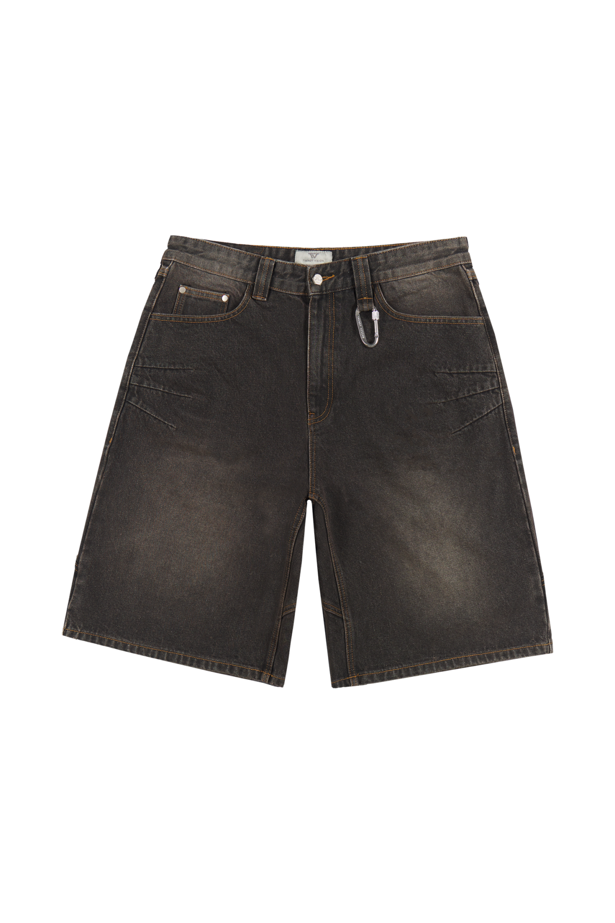 Mud Brown Basic Jorts