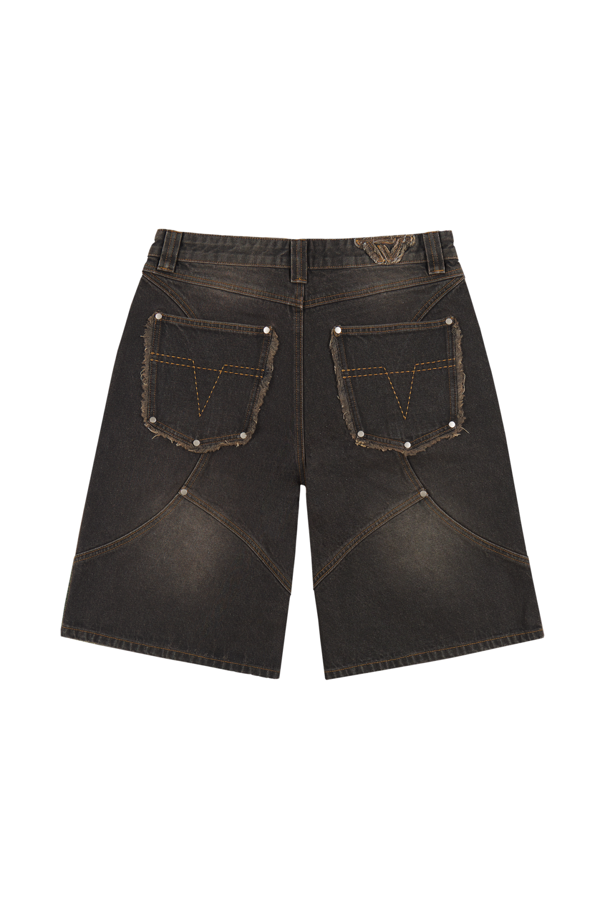 Mud Brown Basic Jorts