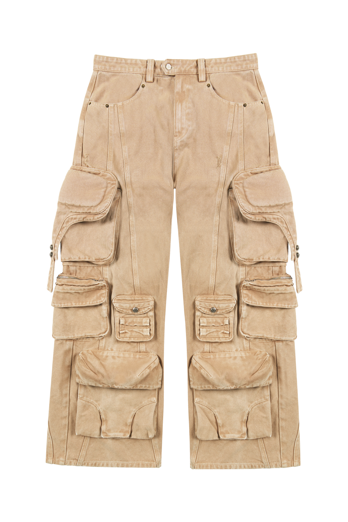 Multi Pocket Safari Cargo Pants