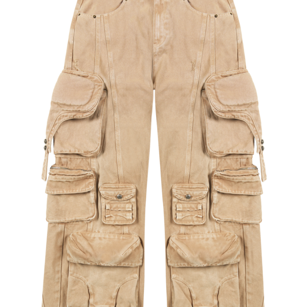 Multi Pocket Safari Cargo Pants