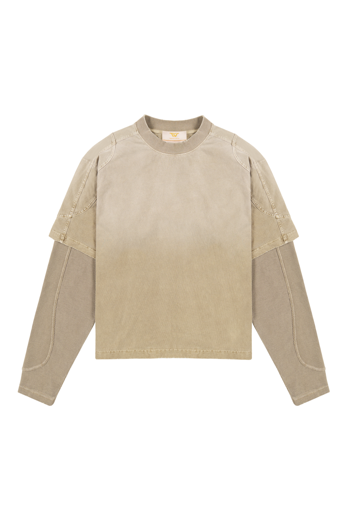 Sand Double Layered Long Sleeve