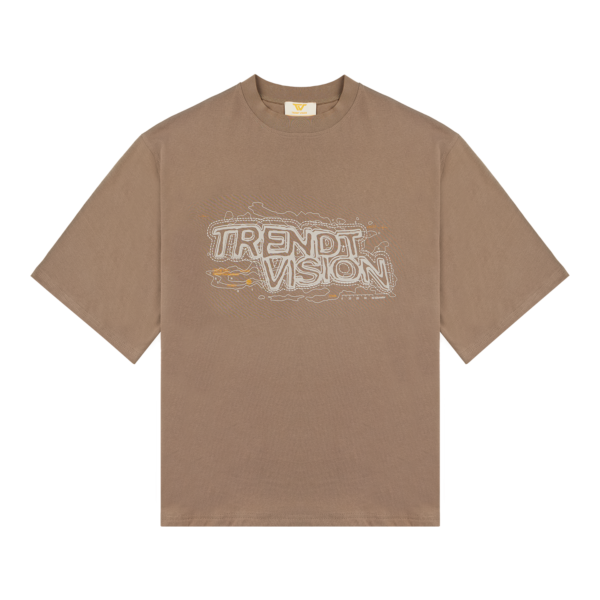 Brown Logo Tee