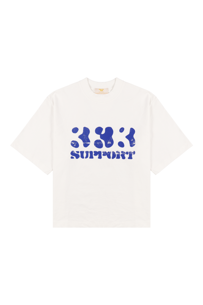 White Support Tee